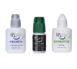 Professionella ögonfransförlängningar Kit Primer Ultra Super Lim Adhesive Remover för enskilda ögonfrans från Korea1309258