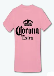 Toppar öl corona extra band tshirt menwomen sommar brev tshirt casual kort ärm krona tee t shirts fz09408913068