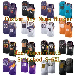 Kevin Durant sydde baskettröjor Devin Booker 3 Beal något namn något numebr 2023/24 fans City Jerseys Men Youth Women S-6xl