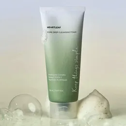 Высококачественное здание Anua Heartleaf Pore Deep Cleansing Foaming Foaming Cleanser 150 мл бесплатная доставка