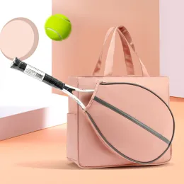 Bags 2022 Tennis Bag Portable Shoulder Bag Fitness Sports Badminton Bag Women Tennis Racket Bag Female Tennis Handbag Gym Pack