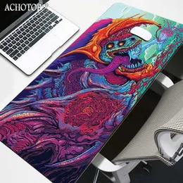 Mouse Pads Wrist Rests 80x30cm XL Lockedge Large Gaming Mouse Pad Pink Art Computer Gamer Keyboard Mouse Mat Hyper Beast Desk Mousepad for PC Desk Pad Y240419