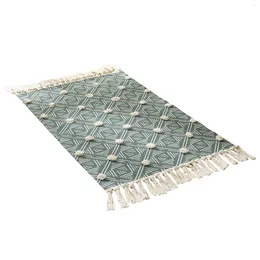Tappeti tappeti decorativi antidrili tappeto per porte del pavimento tappeto lavabile soggiorno camera da letto in tessuto in tessuto con tappeto area di nappe