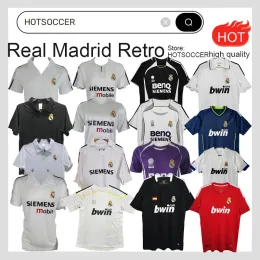 Topstees Real Madrids Maglie da calcio retrò Finals Shirt calcio Guti Benzema SeedErf Carlos Ronaldo Kaka01 02 03 04 06 07 08 09 10 11 12 1