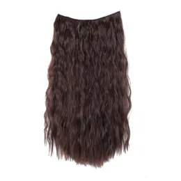 human curly wigs Selling fishline wigs synthetic hair extensions water ripple and seamless hair extensions