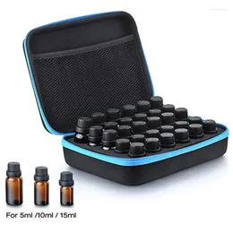 Bolsas de armazenamento Caixa de óleo essencial para doterra 30slots 5ml 10ml 15ml Roller Bottle Sitter Travel portátil transportando organizações de suspensão