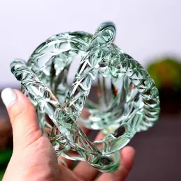 التماثيل الزخرفية الزجاج الكريستال ديكور المنزل الزخرفة الحديثة هدية هدية مصنوعة يدويًا مكتب الديكور