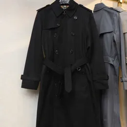 Designer di trench maschili Kensingtonkorean Edition Trench Long High End British in stile British Coat Udck