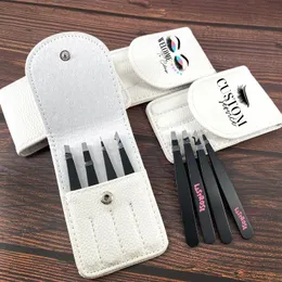 Privat etikettanpassning Logo Personlig skönhet 4-delad ögonbrynsklipp Set Makeup Tools Eyelash Pickor Partihandel