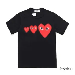 Play T-Shirt Men's T-Shirts Designer Tee Men's T-Shirts Com Des Garcons Cdg Invader Artist Edition Play Shirt Little Red Heart Fashion T 4394