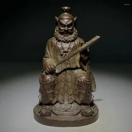 ネックレスイヤリングセット未発掘の古いオブジェクト：Zhang Tianshi Statue Purple Copper Padded Zhongkui Buddhauds Collection