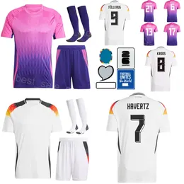 Bambino uomo 24/25 National Team 10 Musiala Soccer Jersey 20 Henrichs 11 Werner 18 Goretzka 1 Neuer 20 Gosens 19 Sane 15 Sule 8 Kroos 6 Kimmich Football Shirt Kits Deguo