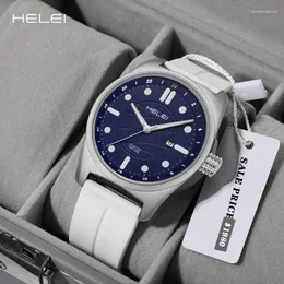 Armbandsur Helei Simple Personality Helmsman Series Multi-Function Quartz Movement 2024 Men's Watches Waterproof