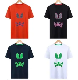 Psychologiczna koszulka króliczka Summer męska Tshirt Rabbit Druku