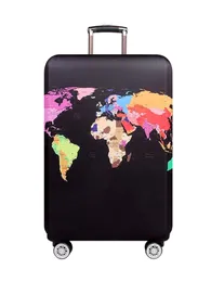 Luggage Cover Stretch Fabric Suitcase Protector Baggage Dust Case Cover Suitable for18-30 Inch Suitcase Case Travel Organizer 240418