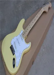 2017 Neuankömmlinge Elektrische Gitarren Deep Scalloped Maple Griffboard Gitarre cremig 7976049