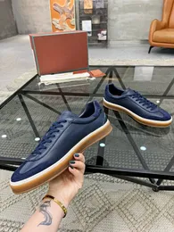 Nuovo stilista di moda scarpe da corsa da uomo atletico maschi black vintage piattaforma vintage scarpe da ginnastica blu brillante sneakers 38-44 EDJ240101L