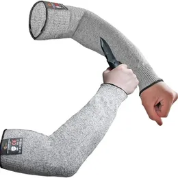 1Pc 5Cut Resistant Anti-Puncture Work Protection Arm Sleeve Cover Cut-resistant Arm Sleeve ED-shipping