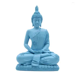 Декоративные фигурки Медитация Статуя сидения религиозная скульптура Будды дом