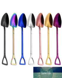 Многоцветная ложка вилочная лопатка форма мороженое Spoonfork Coffee Мороженое инструменты кухонные аксессуары7535240