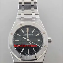 Audemar Pigue 남자 시계 자동 시계 Audemar Pigue Royal Oak 15300st S/S 39mm Auto Schwarz Ziffernblatt Sport FNRC