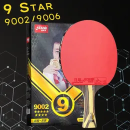 9 Sterne Tischtennis Schläger Professional 5 Holz 2 ALC Offensive Ping -Pong -Schläger mit Hurricane Sticky Gummi 240323