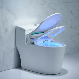 Deckt intelligente Toilettensitz langer Elektrometerbidet Cover LCD 3 Farbe Smart Bidet Heizung Sit LED Light WC F31