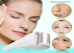 Tragbare Haut Kühl ICE Roller Massagegeräte für Gesichtskörpermassage Gesichtsbehälterpflege Verhinderung Falten