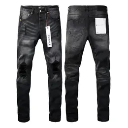 jeans neri viola per jeans designer maschile magri scuro jean black designer di lusso denim pantalone blu blu motociclista slim fit moto streetwear casualpants casual