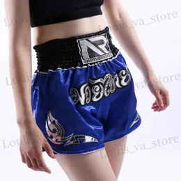 Shorts maschile Muay Thai Boxing Shorts MMA Sports Kickboxing Short-pantaloni Sanda Martial Arts Boxeo Trunks Uomini per ragazzi Ragazzi RAGAZZI BAMBINI T240419