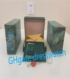 Scatole di orologi in legno originali di alta qualità AAA Scatola regalo Adatto per 116618 116613 126660 1267100 Watch Box Box Card Card HA203405504