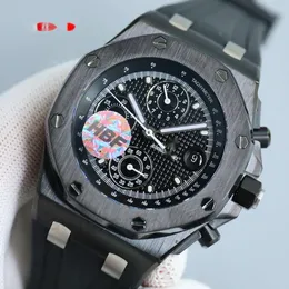 Relógios cronógrafo diamante ap Men Superclone Watch clássico Menwatch APS masculino relógios de pulso luminos