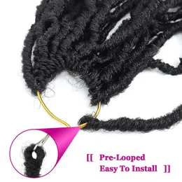 human curly wigs NU-LOCS synthetic dirty braid wig with crochet hair extensions Gypsy Locs hair wig