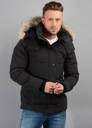 2021 Новый стиль мужчина вниз по курткам зимний четверок Parka Homme Jassen Chaquetas Overwear Wolf Fureed Manteau Wyndham Canada Jack8680599
