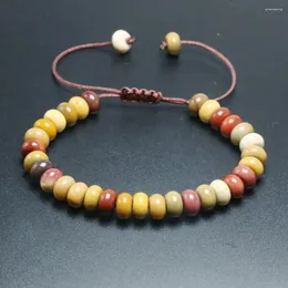 Charm Bracelets Beads Bracelet Men Natural Stone Abacus Chakra Healing Energy Women Jewelry Braiding Man Pulsera