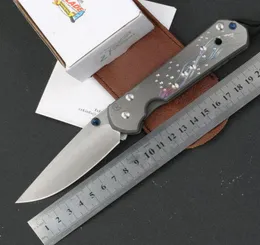 OEM Large Sebenza Inkosi 21 CPM S35vn titanium handle folding vegetables fruit pocket camping hunt EDC tool kitchen knife9689429