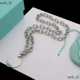 Tiffanybracelet Designer Jewelry Женщины подвесное ожерелье в форме сердца
