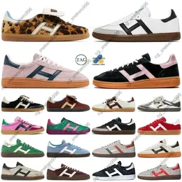 2024 Designer Sapatos casuais sambass para homens mulheres originais designers tênis rosa veludo preto chicle