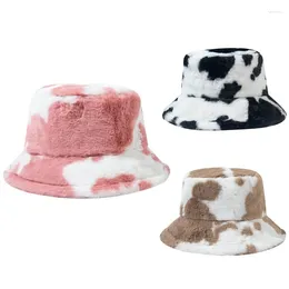 Berets Bucket Hat Sunday Angora Yarns Wind For Protection Outdoor Winter Hats Women Men Teens Warm Keeper In