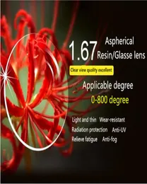 Lenti da prescrizione in resingero ottico di ricopritura di alta qualità Lettura Myopia Hyperopia Presbyopia Lenses di occhiali asferici con le lenti degli occhiali asferici con 7005982