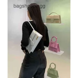 Классическая леди -житель Сумки Jacquemmees Sumbags Ladies Bag 2024 Розовая европейская и американская тренда кожаная кожа