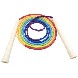 10 '' 9 'Umiejętność Skok Jump Rope Skok Linia Pvc Bamboo Początkujący miękki z koraliki z koralikami Podstawowa plątanina za darmo segment fitness