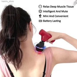 Electric massagers Portable new micro vibration massage gun muscle relaxation massage electric fitness equipment muscle gun 3-speed adjustable Y240425