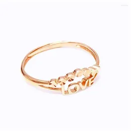 Кластерные кольца 585 Фиолетовое золото классическое письмо мод