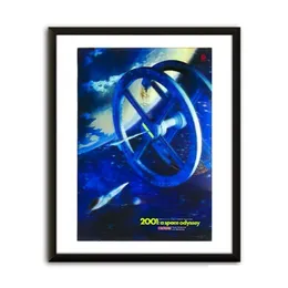 Pinturas emolduradas Pôster 2001 A Space Odyssey 2 Frame Frame P OM