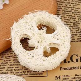 DIY Natural Slices Tools Handmade Loofah Cleaner Sponge Scrubber Facial Soap Holder C0729G03