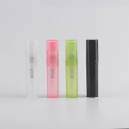 Storage Bottles YUXI 2ml Plastic Bayonet Portable Perfume Sample Trial Color Spray Bottle Press