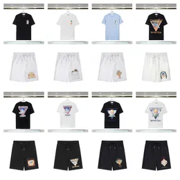 camiseta de grife camarada casablanc tene short mass camiseta masculina shorts algodão designer branco tshirt casablancas shorts shorts de grife masculino casa blanca