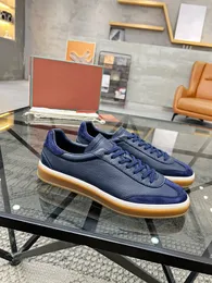 2024 Modedesigner Running Shoes Athletic Herren Black Navy Vintage Platform Trainer Bright Blue Shoes Sneakers 38-44 EDJ240101l