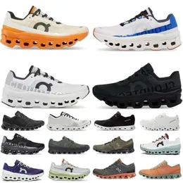 靴0NクラウドカジュアルシューズDeisgner Couds x 1 Running Sneabers Federer Workout and Cross Black White Rust Sportable Sports Trainers LaceUp Jogging TR